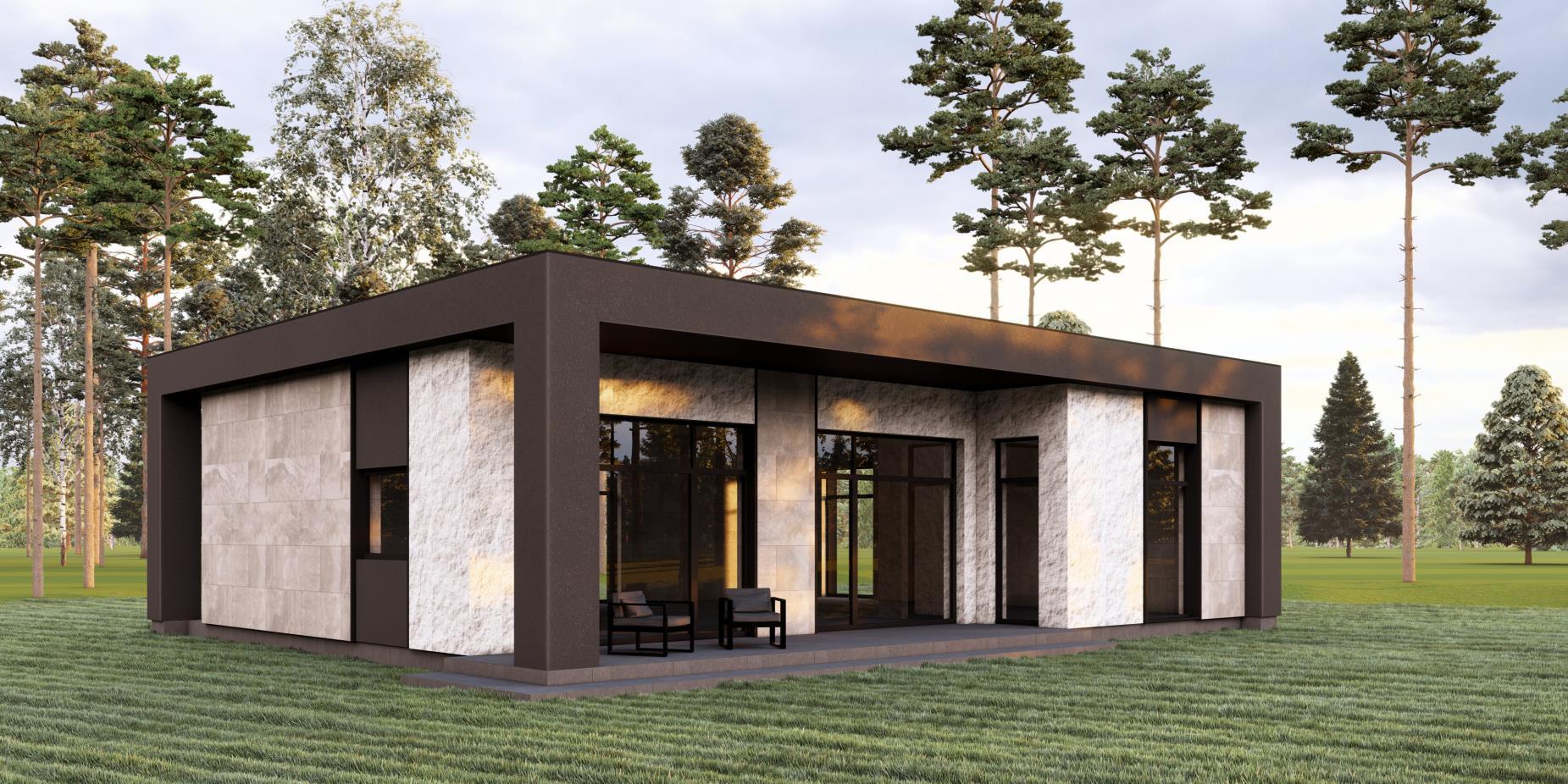 Проект дома, 100 м²